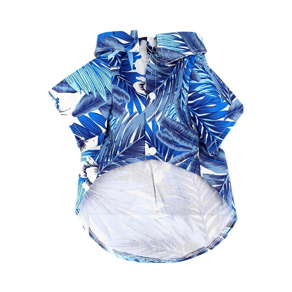 NEW MIDLEE DESIGNS dog's hawaiian shirt in blue